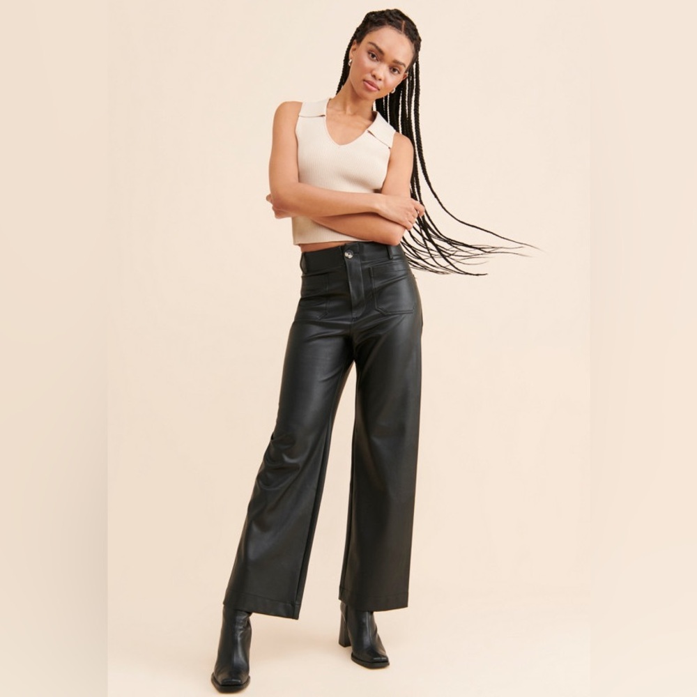 Maeve by Anthropologie Colette Leather Pants
